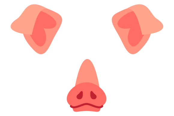 Download Pig Ears and Nose Cartoon Photo Filter O - Premium Resources