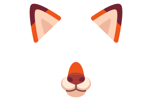 Download Fox Nose and Ears. Photo Filter Cartoon - Premium Resources